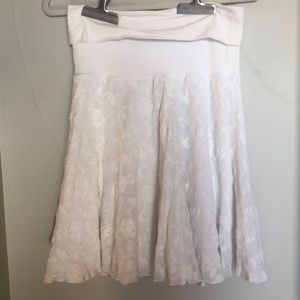 Cabi white skirt
